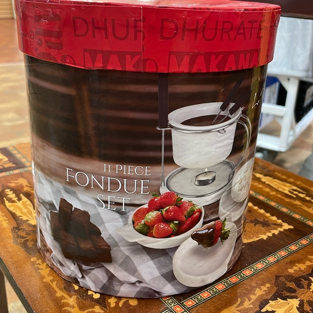 11 pc fondue set